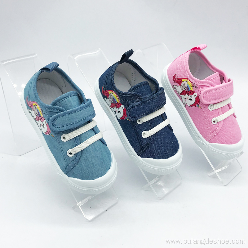 hot selling baby girl canvas shoes