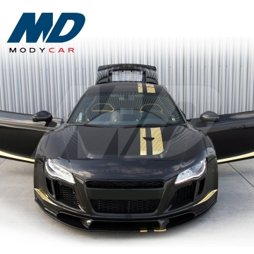Kit carrosserie en fibre de verre de style PPI pour 2008-2015 Audi R8 V8 V10
