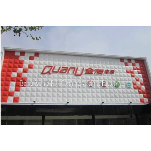 Laminating Device Color Steel Sheet 3D Billboard Forming Machine Factory