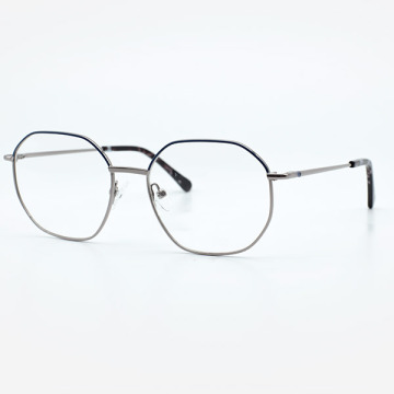 Bingkai Optik Wanita Polygon Square Metal