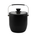 black painting double wall ice bucket