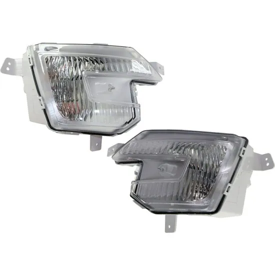 Auto Car Lighting System Fog Lamp White Housing FB5Z-15200-G FB5Z-15201-G Car Fog Lamp Foglights For Ford Explorer 2016