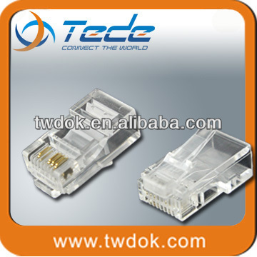 TEDE 8p8c ftp stp cat5e rj45 modular plug