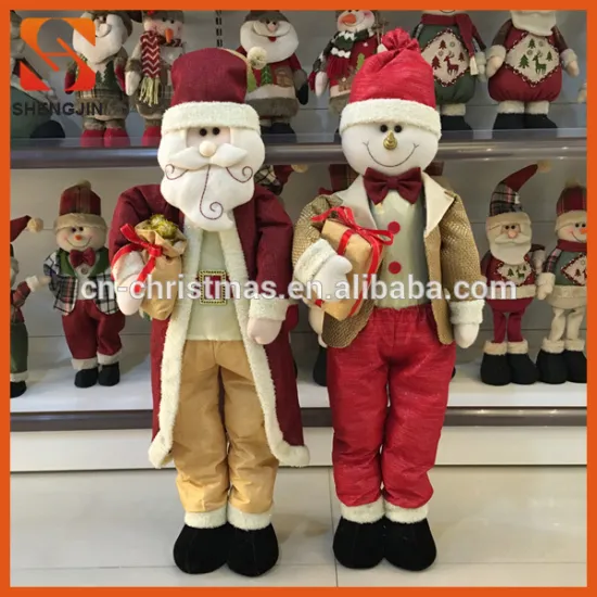 Wholesale Hot Sale Colorful Indoor Decoration Santa Claus Christmas Toy