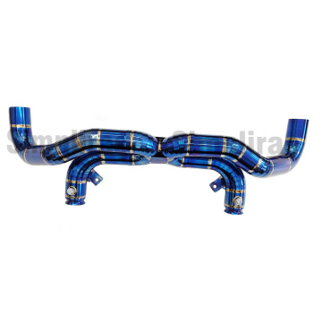 Titanium Lamborghini Gallardo 04-08 X-Pipe Burn Blue Auspuffsystem