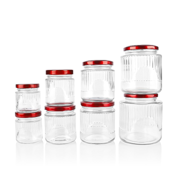 75-490ml food glass jar with lid
