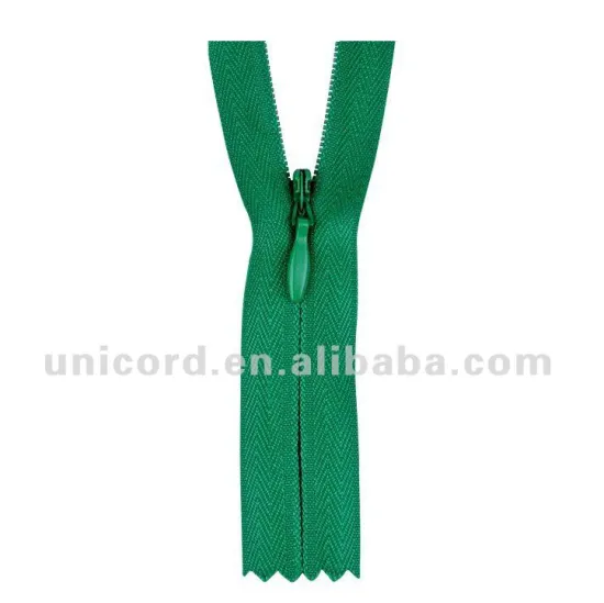 Invisible Zipper open end zipper