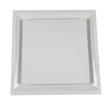 24" x 24" Drop Ceiling HVAC Supply Grille for T-Bar LAYOUT - Flat Plate Plaque Diffuser Vent Connection