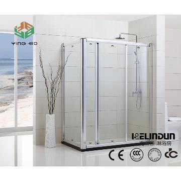 Frame rectangular sliding shower enclosure YTZ-003