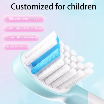 Cartoon Design Waterproof Rechargeable Electric Toothbrush for Children