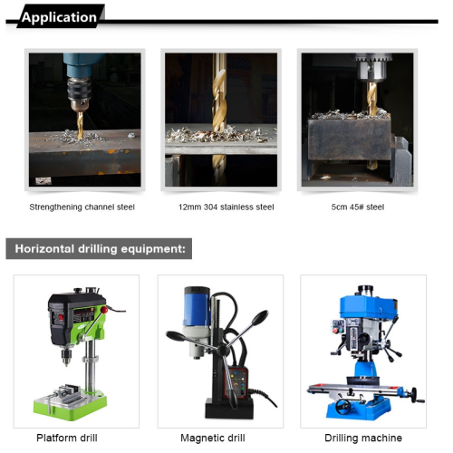 HSS Parabolic Drill Bits for Deep Hole Drilling