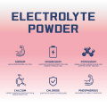 袋中的電解質粉和袋子站起來