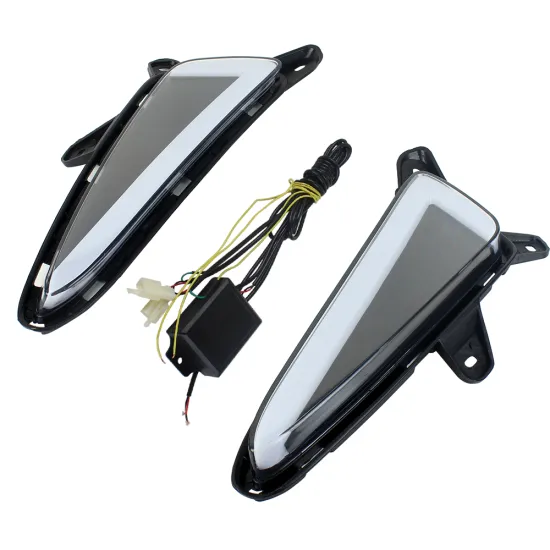 Front Bumper Fog Turn Signal Lights DRL for Toyota C-HR 2016-2019