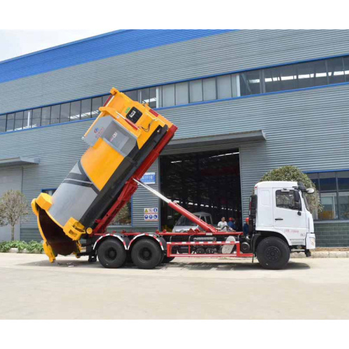 Municipal sanitation garbage truck