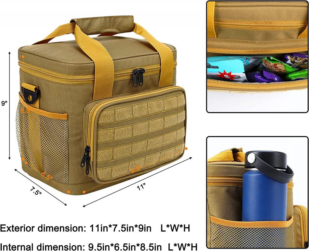 Multi-functional waterproof tactical bag for military fans