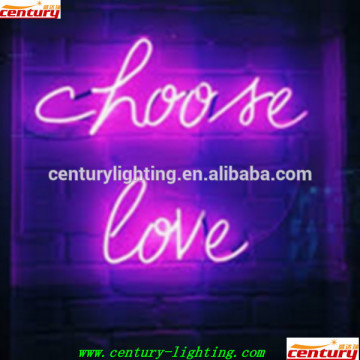 choose love neon sign