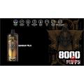 Russie jetable Vape 8000puffs