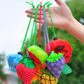 Nylon Creative Strawberry Shopping Bag