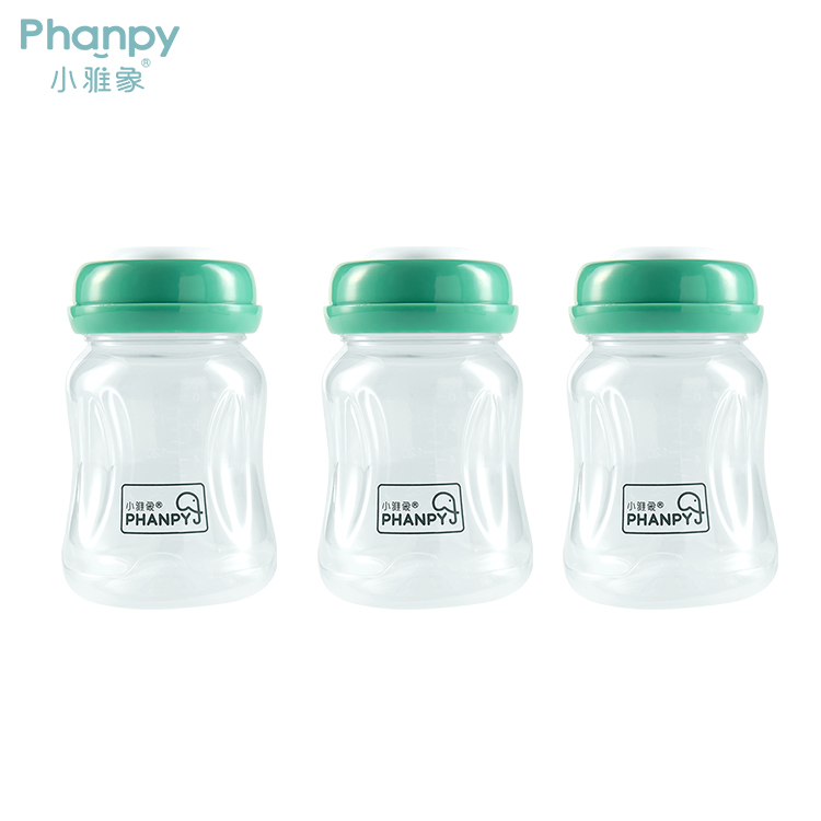 PP 180ml Wide Mouth Breastmilk Storage Bottles