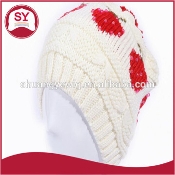 2016 new kid Winter Hat cap baby wool and pattern winter hat