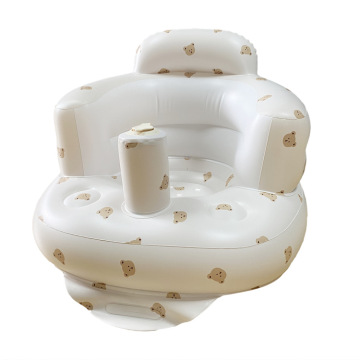 Inflatable PVC Baby Sofa Bath Stool for Dining and Training