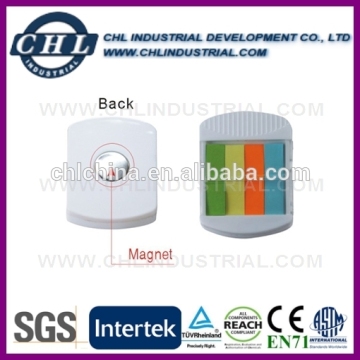 Custom plastic spring clip with colorful stickers holder
