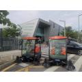 Electric Street Retractable Sweeper Cleaning Truck