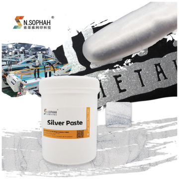 High Quality Fabric Printing with Silver Ink: Water-Based Screen Printing Silver Paste