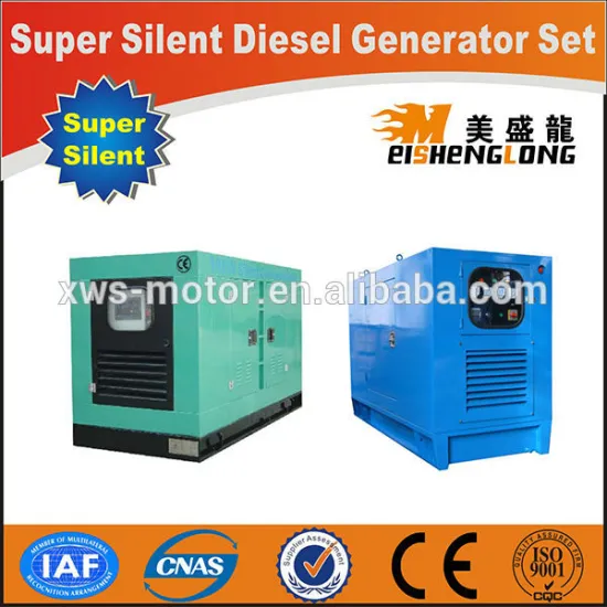 CE/ISO certificate with canopy diesel generator 60kW