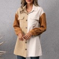 Stretch Colorblock Tunic Outerwear Ladys