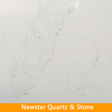 NQ5063X--Newstar Calacatta Nuvo engineered quartz stone slab for countertop
