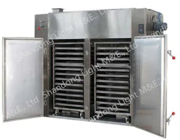 Hot air cabinet dryer with small cost