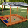 Outdoor sandboxes with covers Wooden foldable Sandbox