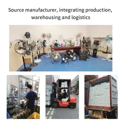 Retro USB Charging Oscillating Table Fan