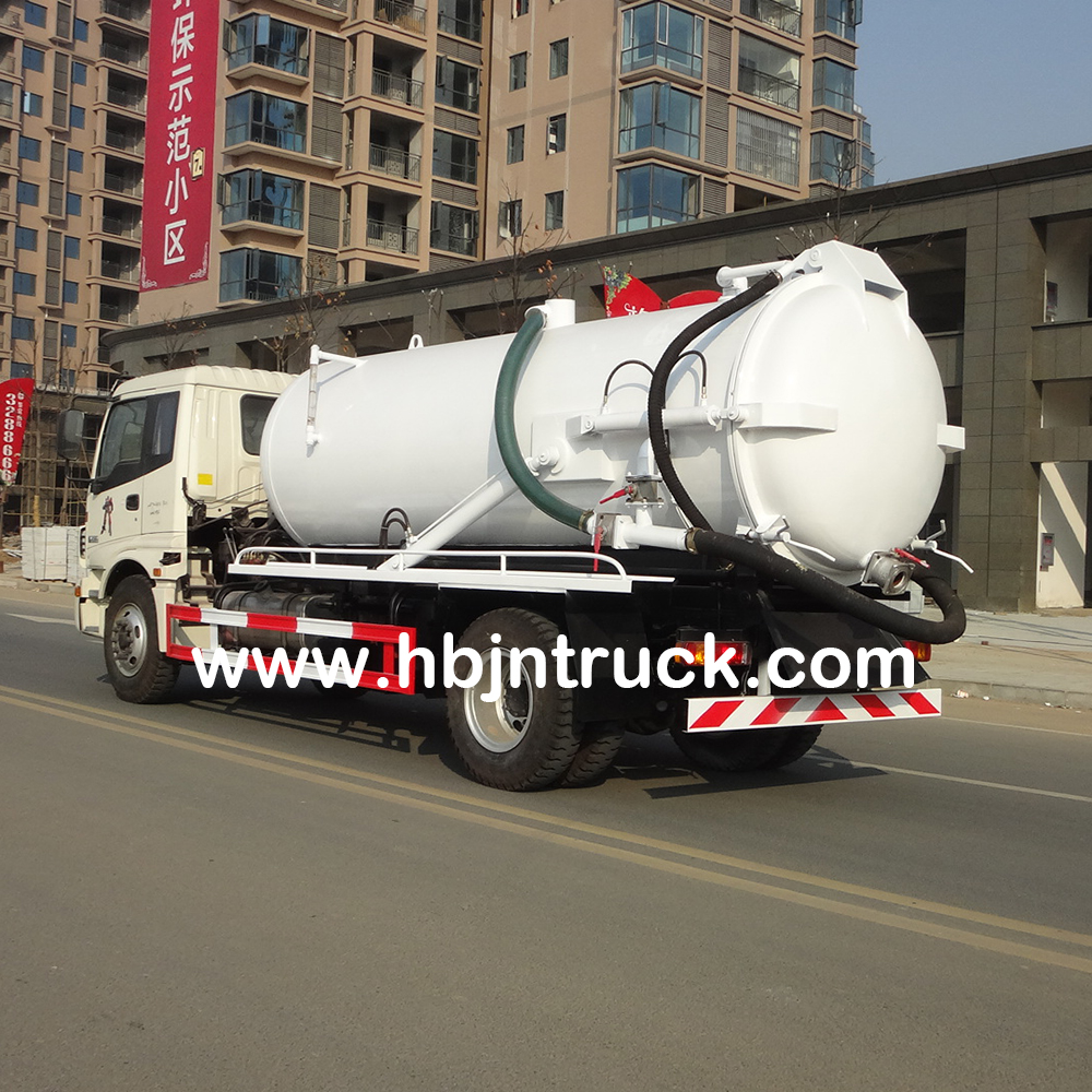 10000 Liters Vacuum Tank Truck