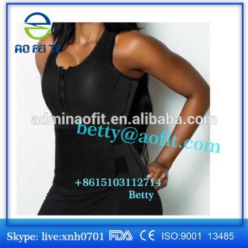 2016 New Products Neoprene Vest Hot Sweat Shirt Slimming Body Shapers for Weight Loss Womens