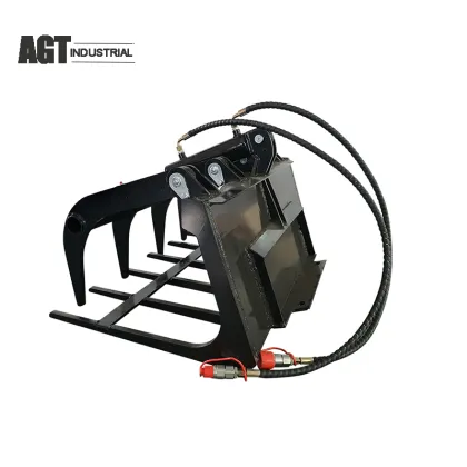 Mini Multi-Functional Skid Steer Loader Wood Grabber - New Forestry Machinery