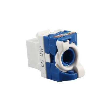 UTP CAT6 Rotary Tool-Free Network Information Module RJ45 Keystone Jack