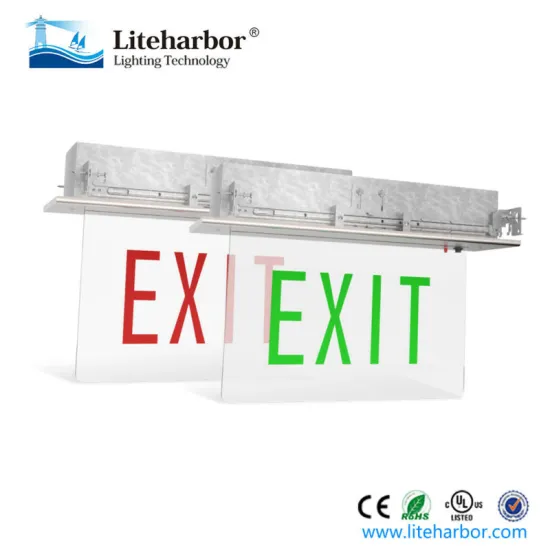 Energy Saving LED Lamps Universal Single or Double Face emergency exit symbols