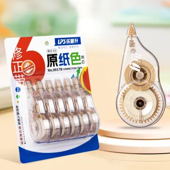 High-Capacity 72M Correction Tape Smooth Application & Original Paper Color Korrekturtape Set