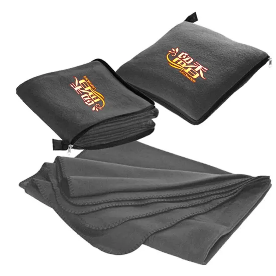 Custom Colors Polar Fleece Blanket Solid Color Portable Fleece Blanket