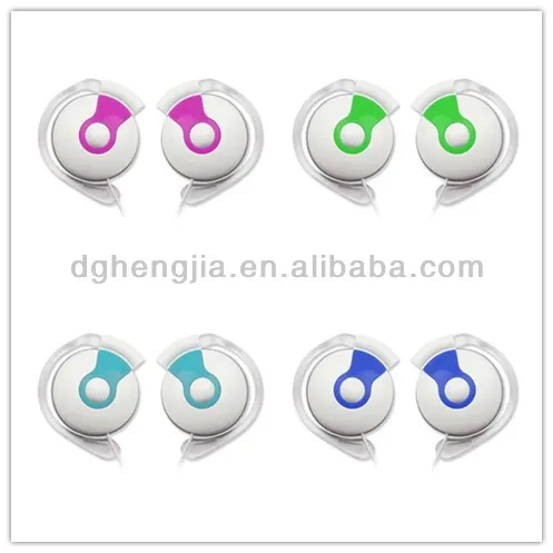 Colourful best quality earhook earphone