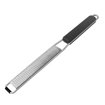 Stal nierdzewna drobna niszczarka Ginner Garlic Chopper Nutmeg Wasabi Gater Zester z nie poślizgiem uchwytu