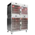 Stainless Steel Pet Oxygen Cage for Cats and Dogs