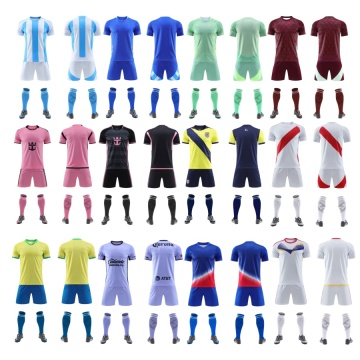 2024 Men's Football Kits Full Set: Ecuador, Venezuela, Peru, Colombia, El Salvador, Uruguay, Chile, Honduras, Guatemala Jerseys