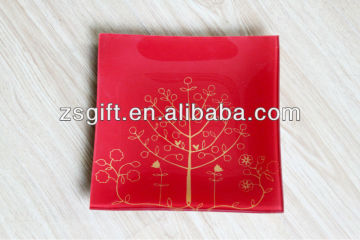 2014 new product for handcraft glass plate