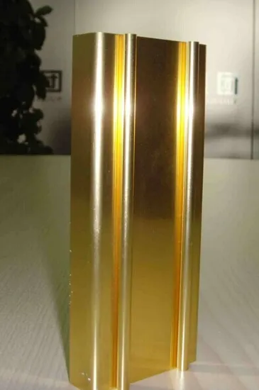 wholesale alibaba ! anodization color golden aluminum profile
