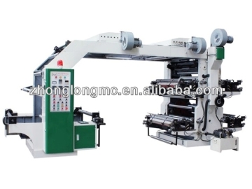 China high speed high precision flexographic printing machine
