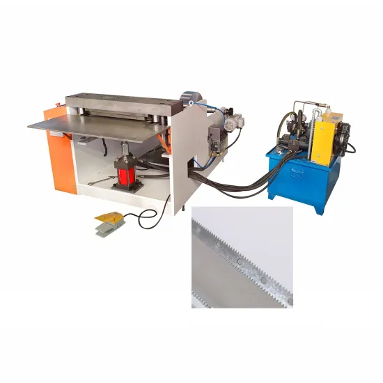 Semi-Automatic Saw Blade Press Machine for Aluminum Foil Roll Coloring and Box Usage