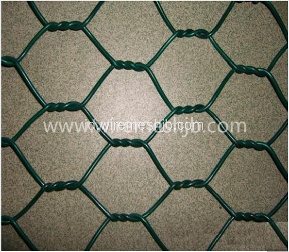 PVC Coated Hexagonal Wire Netting Untuk Kandang Unggas